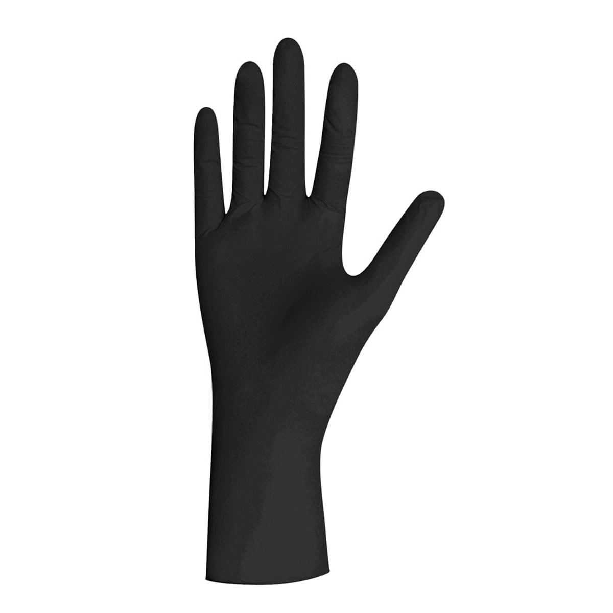 Unigloves Select Black Latex handschoen poedervrij - M - 100 stuks