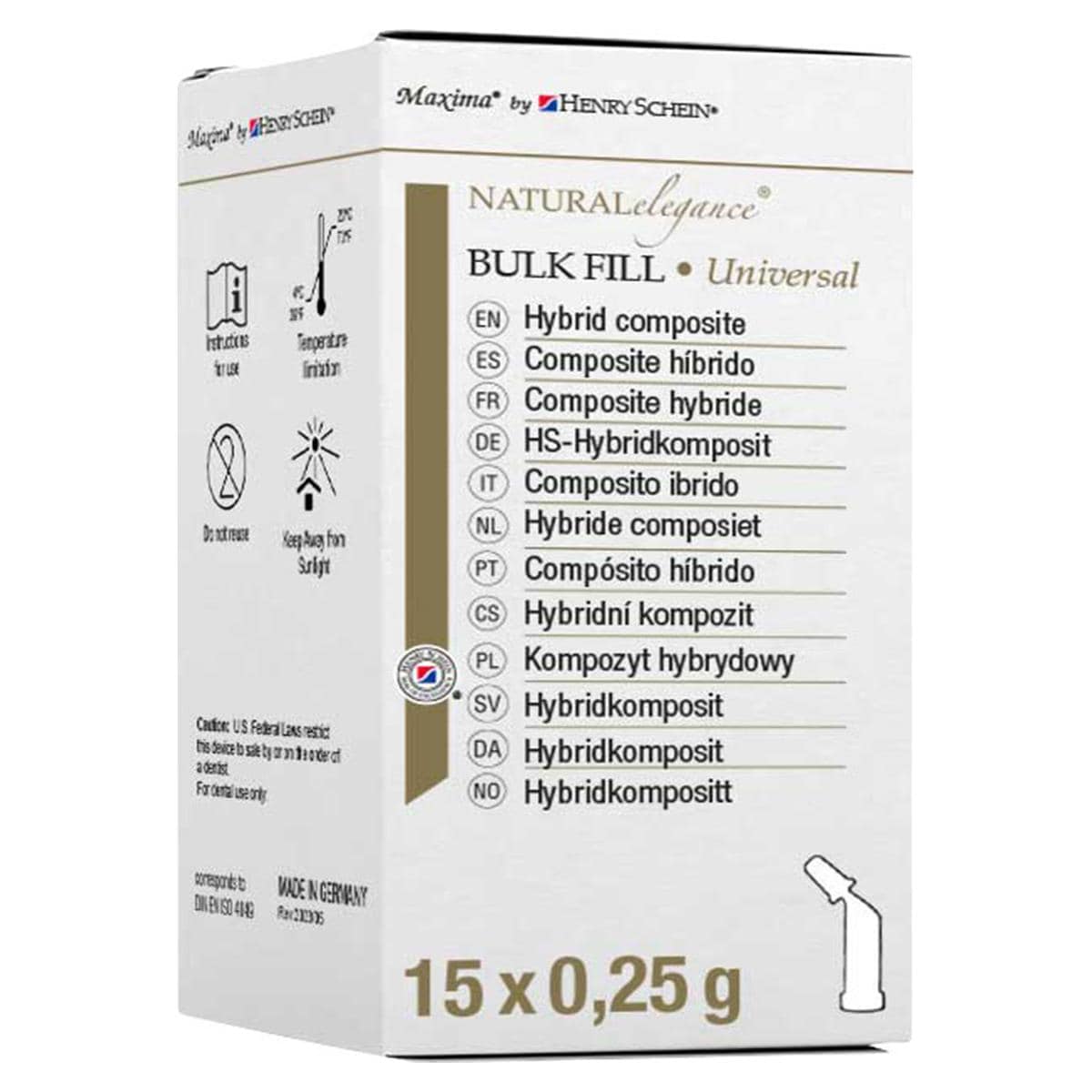 Natural Elegance Bulk Fill Universal - Tips, 15x 0,25 g