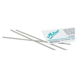 Adaco Separatiestrips staal, dubbelzijdig - Breedte 4 mm, korrel middel (50 &#181;m) - 12 stuks
