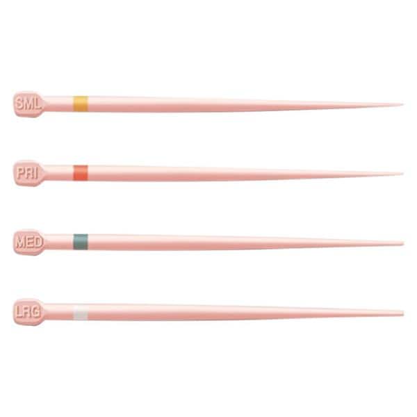 Conform Fit Gutta-Percha points voor WaveOne Gold - assortiment - elk 15 points Small, Primary, Medium en Large