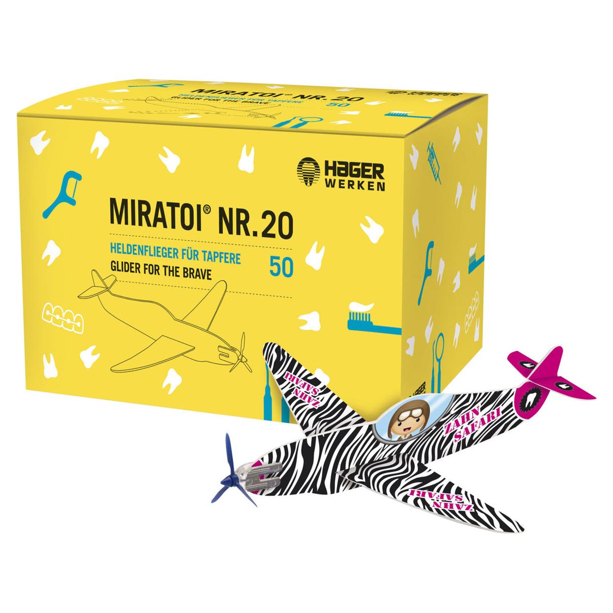 Miratoi Nr. 20 - Vliegtuig - Assortiment, 50 stuks