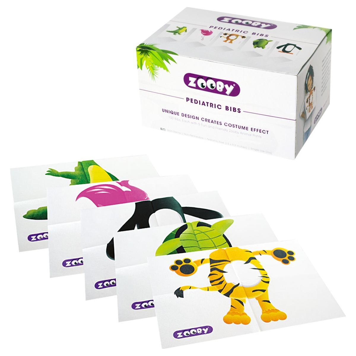 Zooby Kinderservetten - Verpakking, 100 stuks