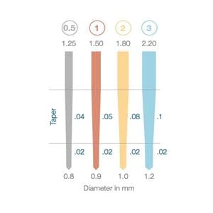 D.T. Light-Post Illusion X-RO - Maat 1, rood, 10 stuks