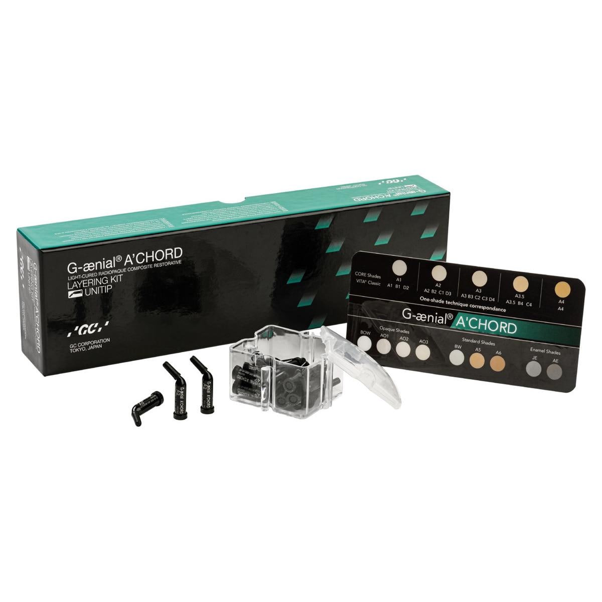 G-�nial A'CHORD Layering Kit, Unitip - elk 15 stuk A2, A3, AO2, AE en JE