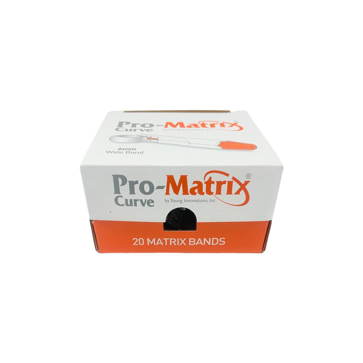 Pro-Matrix Curve - 6,0 mm wide oranje, 20 stuks