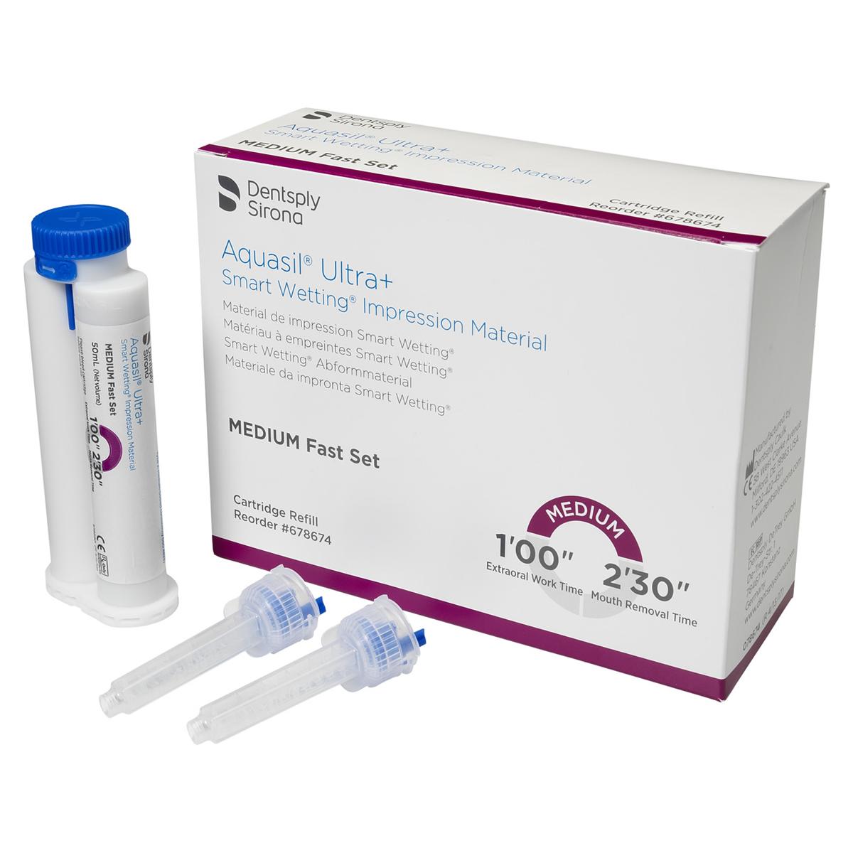 Aquasil Ultra+ Fast Set - Medium, cartridge 4x 50 ml