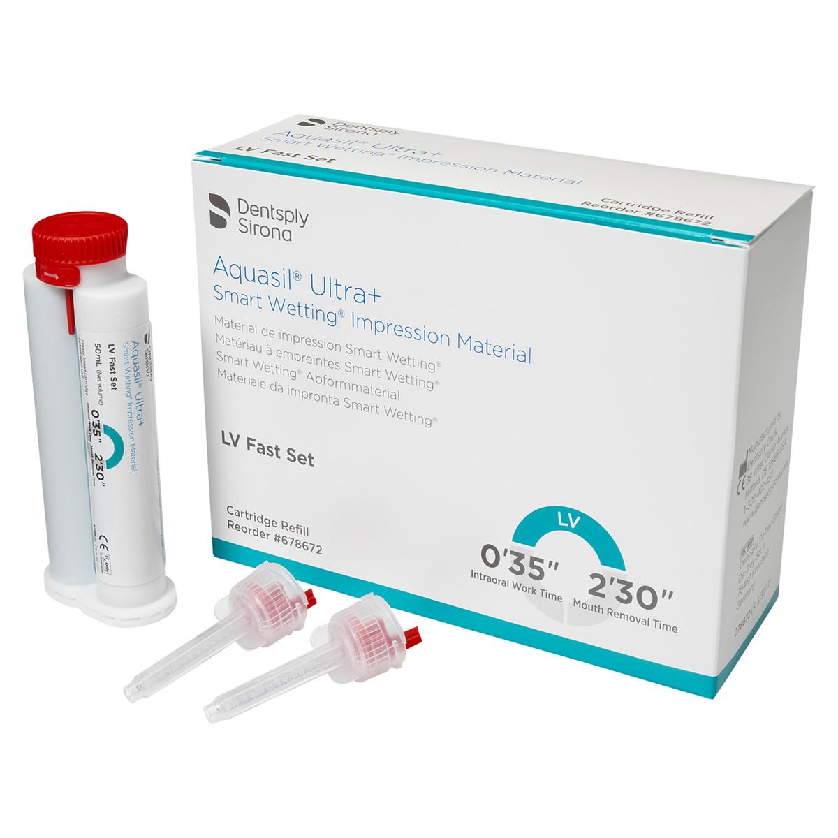 Aquasil Ultra+ Fast Set - LV, cartridge 4x 50 ml