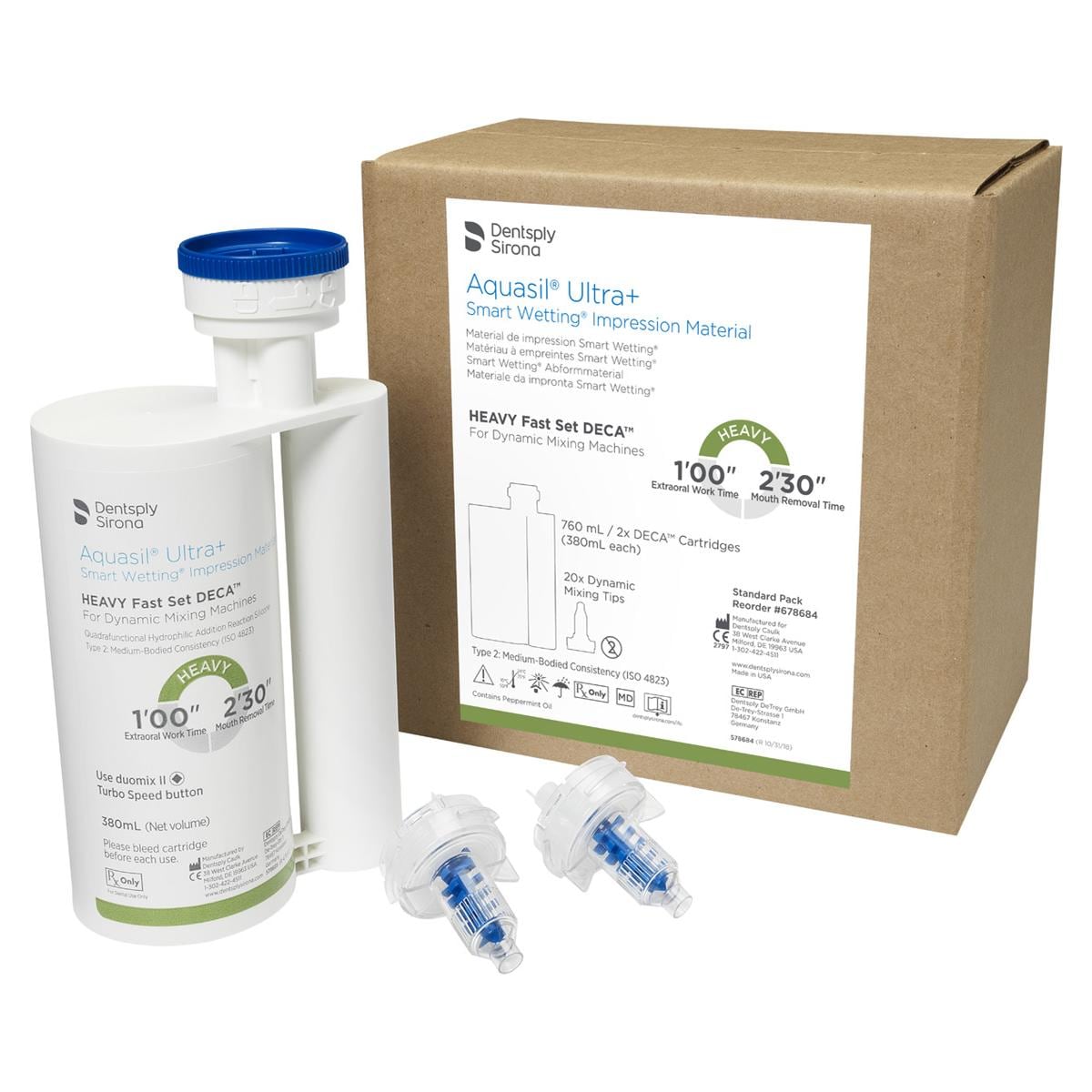 Aquasil Ultra+ DECA Fast Set - Heavy, cartridge 2x 380 ml