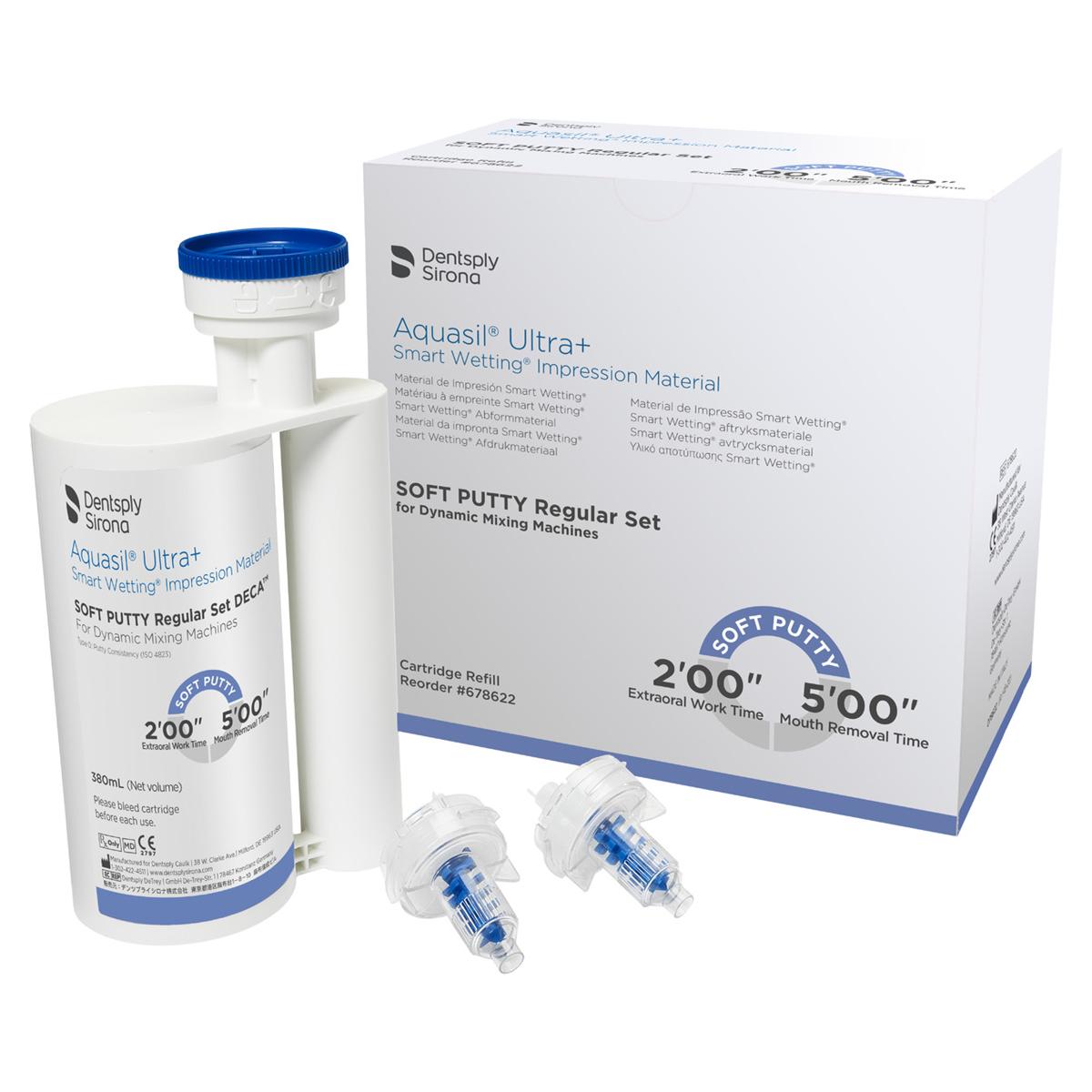 Aquasil Ultra+ DECA Soft Putty Regular Set - Cartridge, 2x 380 ml