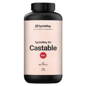SprintRay EU Castable - Rood, fles 1 liter