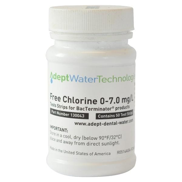 BacTerminator Chloor-Teststrips - 50 stuks