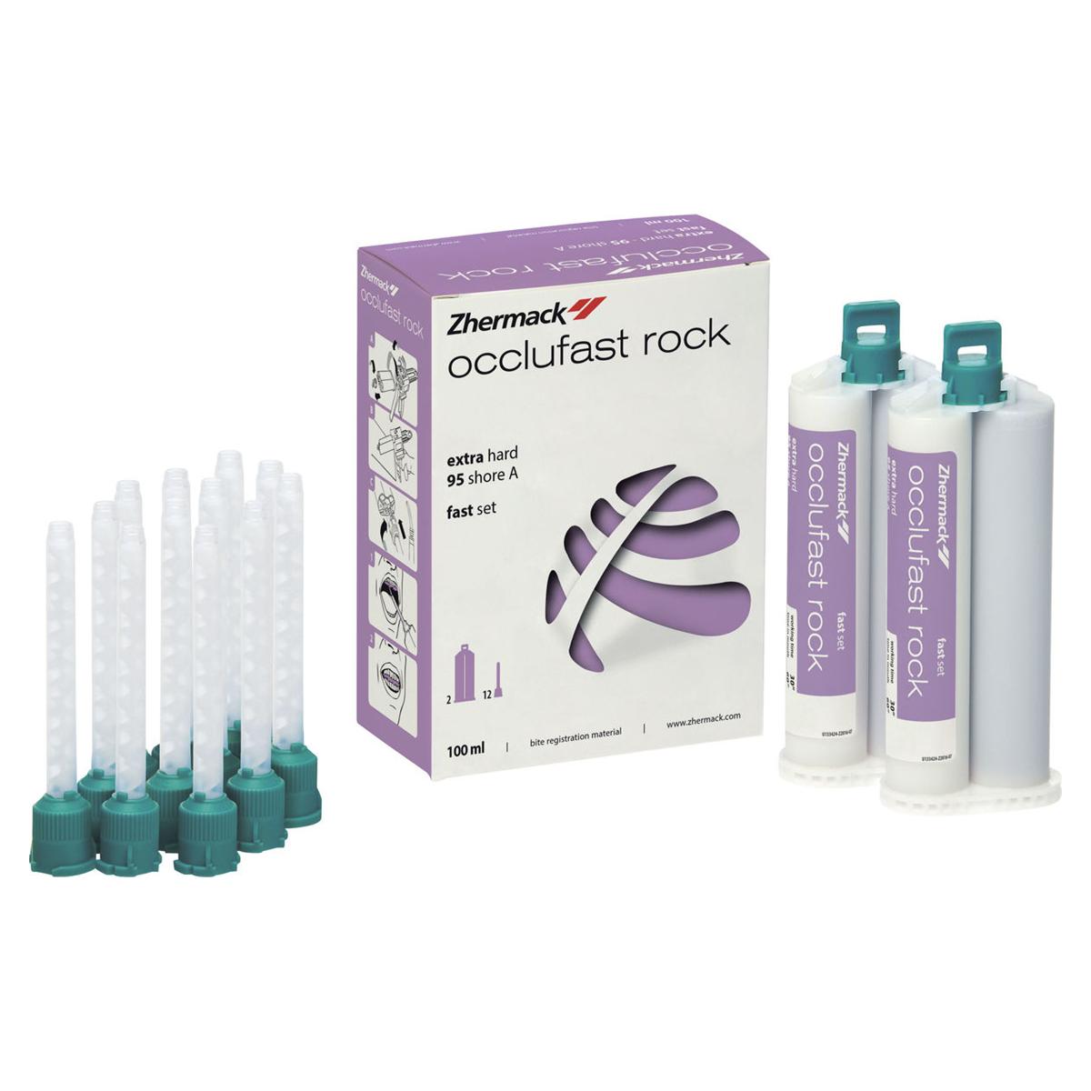 Occlufast rock extra hard - 2 x 50 ml en 12 mengtips