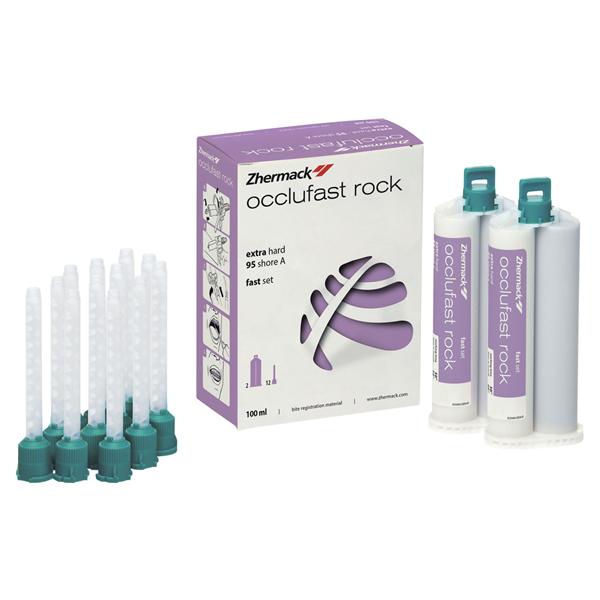 Occlufast rock extra hard - 2 x 50 ml en 12 mengtips