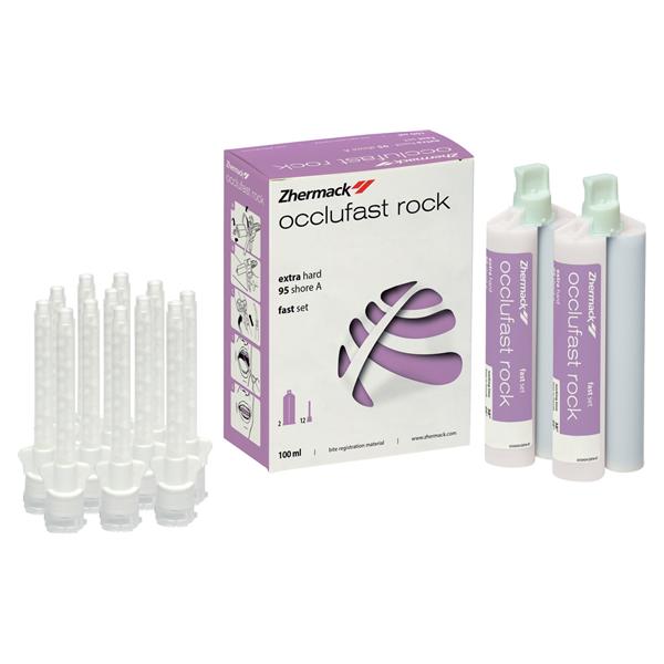 Occlufast rock extra hard - 2 x 50 ml en 12 mengtips