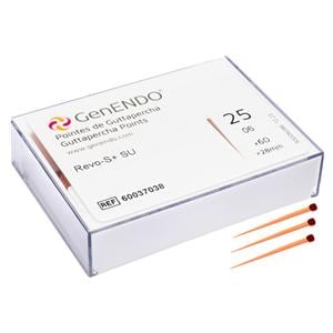 GenENDO Revo+ Gutta Percha - Taper 6%, 28 mm, 60 stuks