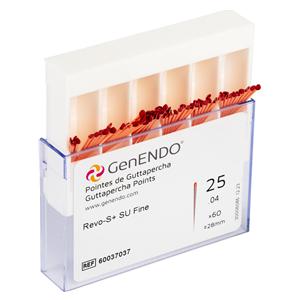 GenENDO Revo+ Gutta Percha - Taper 4%, 28 mm, 60 stuks