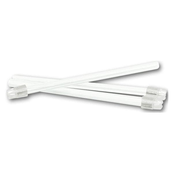 Speekselzuigers Flexibel vaste dop - Wit, 100 stuks