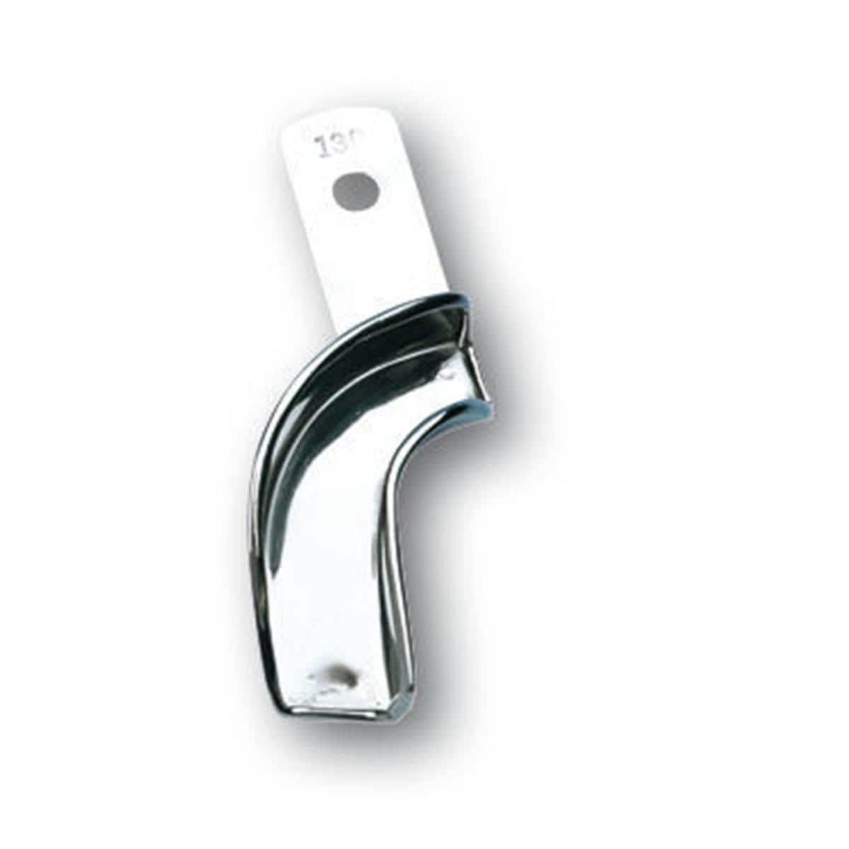 Afdruklepels metaal geperforeerd betande kaak - Assortiment, 6 stuks