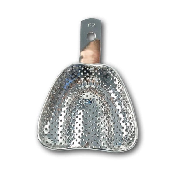 Afdruklepels metaal geperforeerd edentaat boven - 61 small