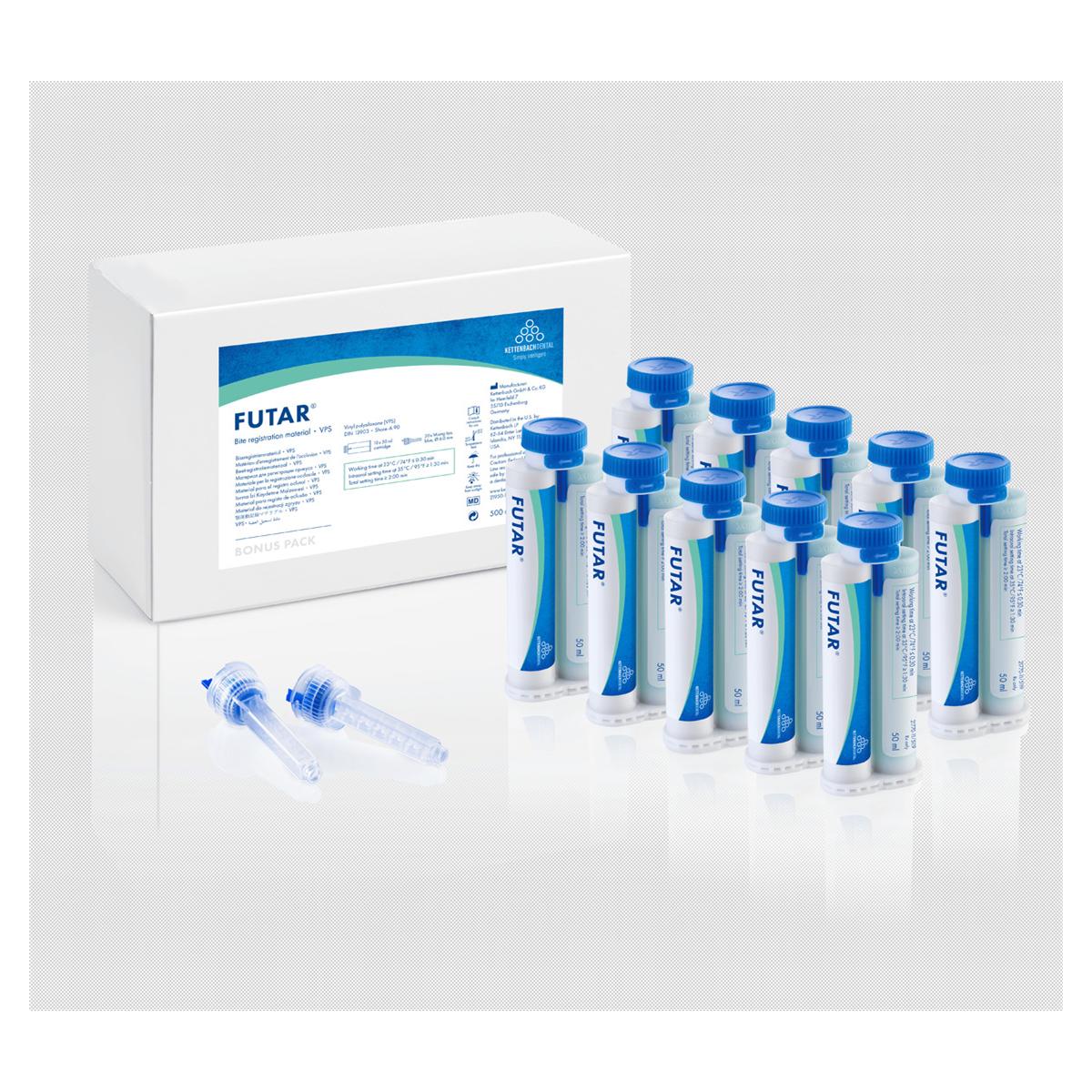 Futar Bonus Pack (New Mix System) - 10x 50 ml en 30 mengtips blauw (2827711)