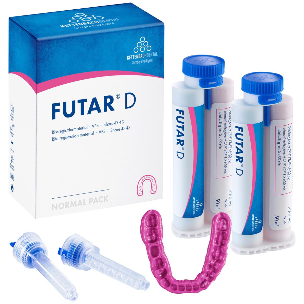 Futar D Normal Pack (New Mixing System) - 2x 50 ml en 6 mengtips blauw (1193211)