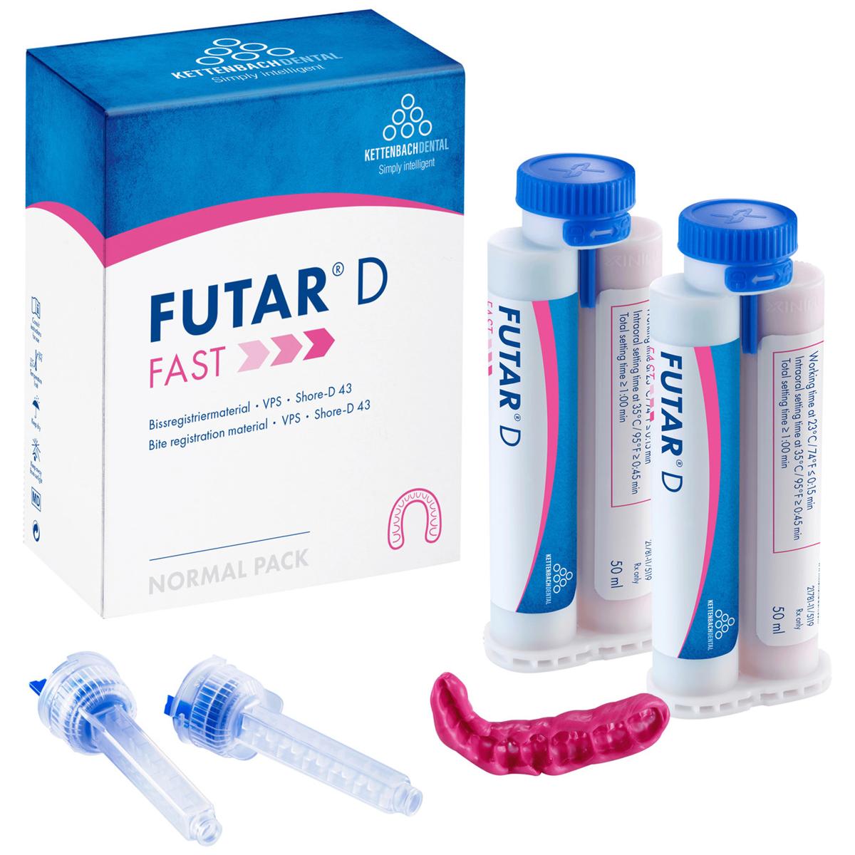 Futar D Fast Normal Pack (New Mixing System) - 2x 50 ml en 6 mengtips blauw (1196111)