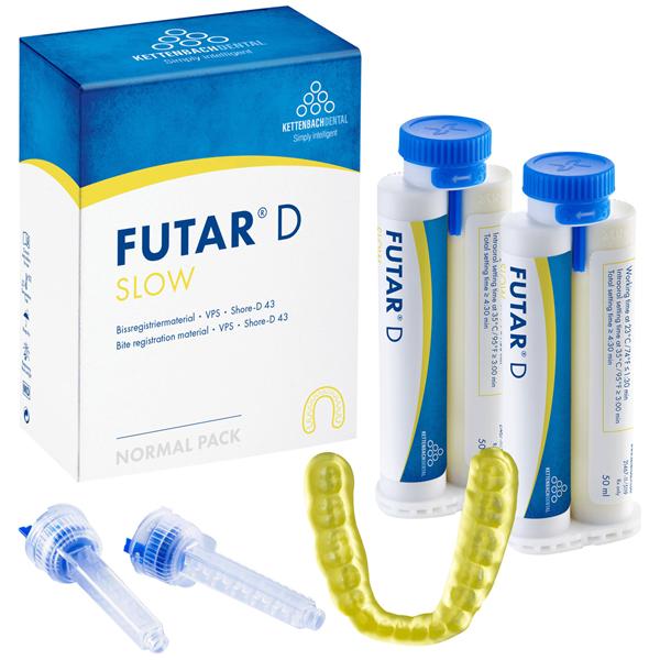 Futar D Slow Normal Pack (New MIxing System) - 2x 50 ml en 6 mengtips blauw (1195111)