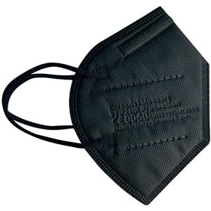 FFP2 maskers - zwart, per 10 stuks
