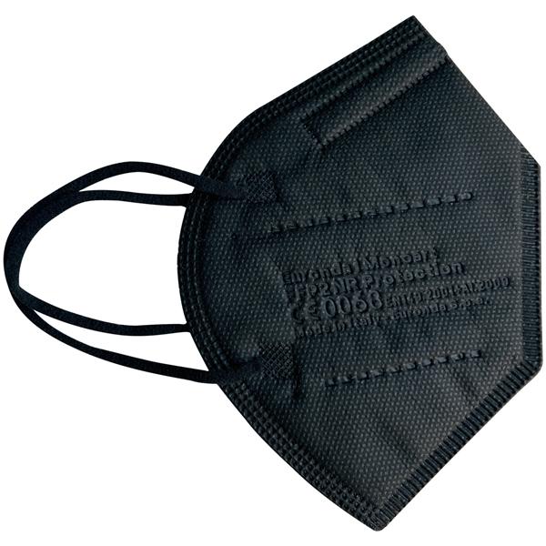 FFP2 maskers - zwart, per 10 stuks