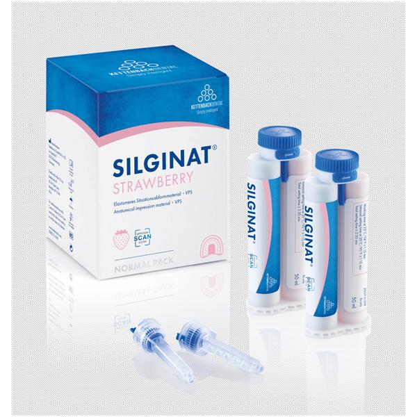 Silginat Strawberry in Cartridges - REF. 1382611, 6x 50 ml en 6 mengtips