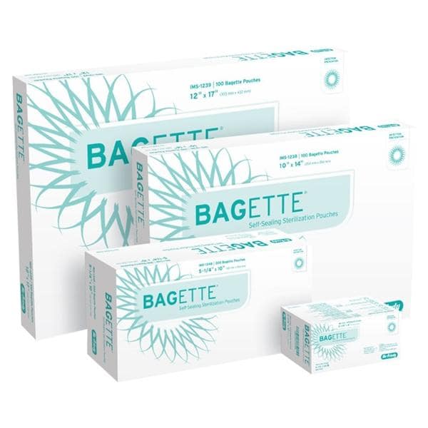 Bagette selfseal sterilisatiezakjes - Afmeting 305 x 432 mm, 100 stuks