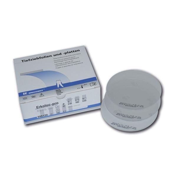 Erkoloc-pro transparant met isoleerfolie  120 mm - Dikte 3 mm, 10 stuks
