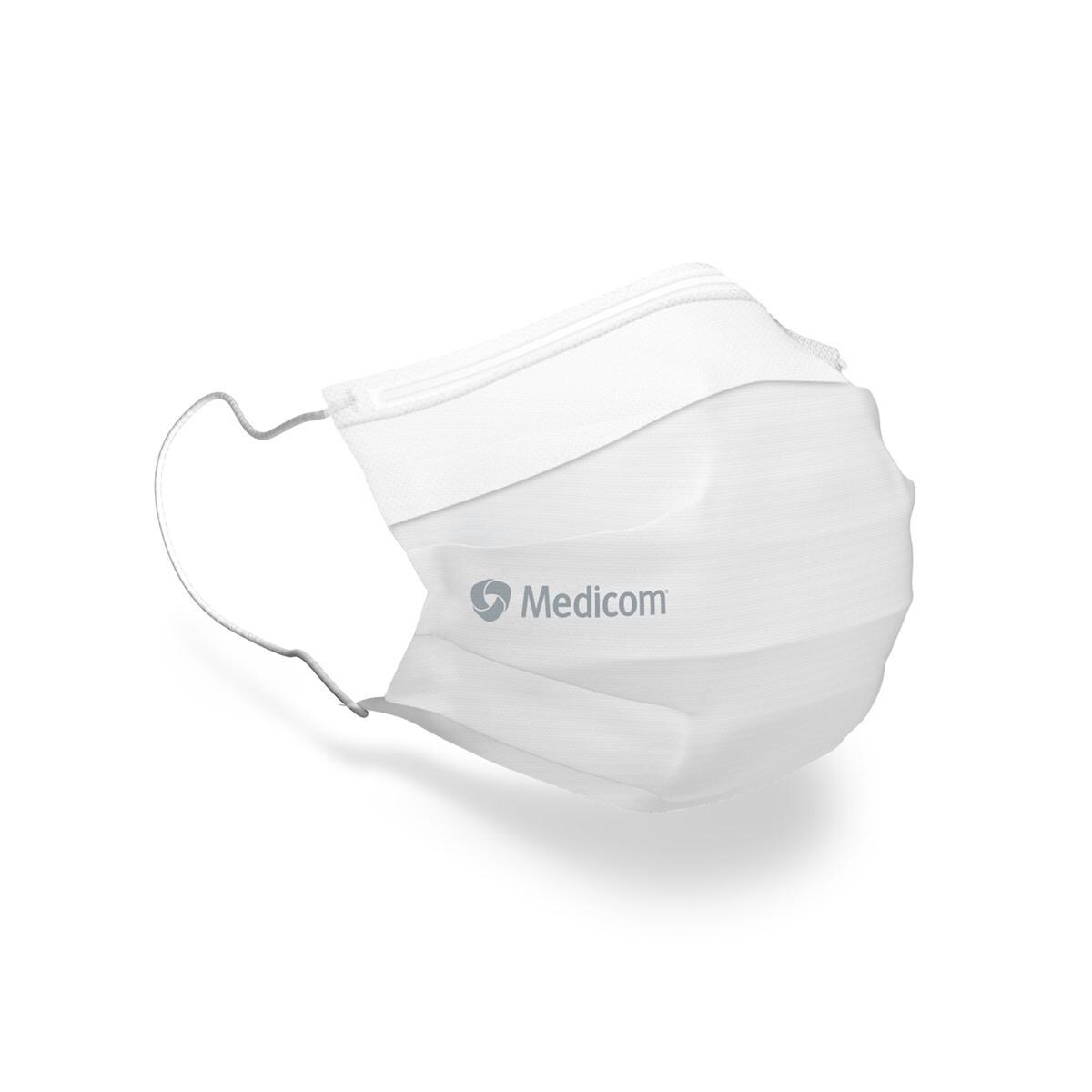 Mondmasker SafeMask SofSkin fog-free earloop Type IIR - Wit - 50 stuks