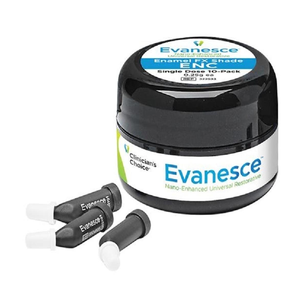 Evanesce Enamel FX Shade - Single Dose Tips - Clear, 10x 0,25 g