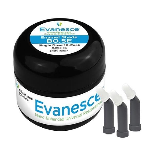 Evanesce Enamel Shade - Single Dose Tips - B0,5, 10x 0.25 g