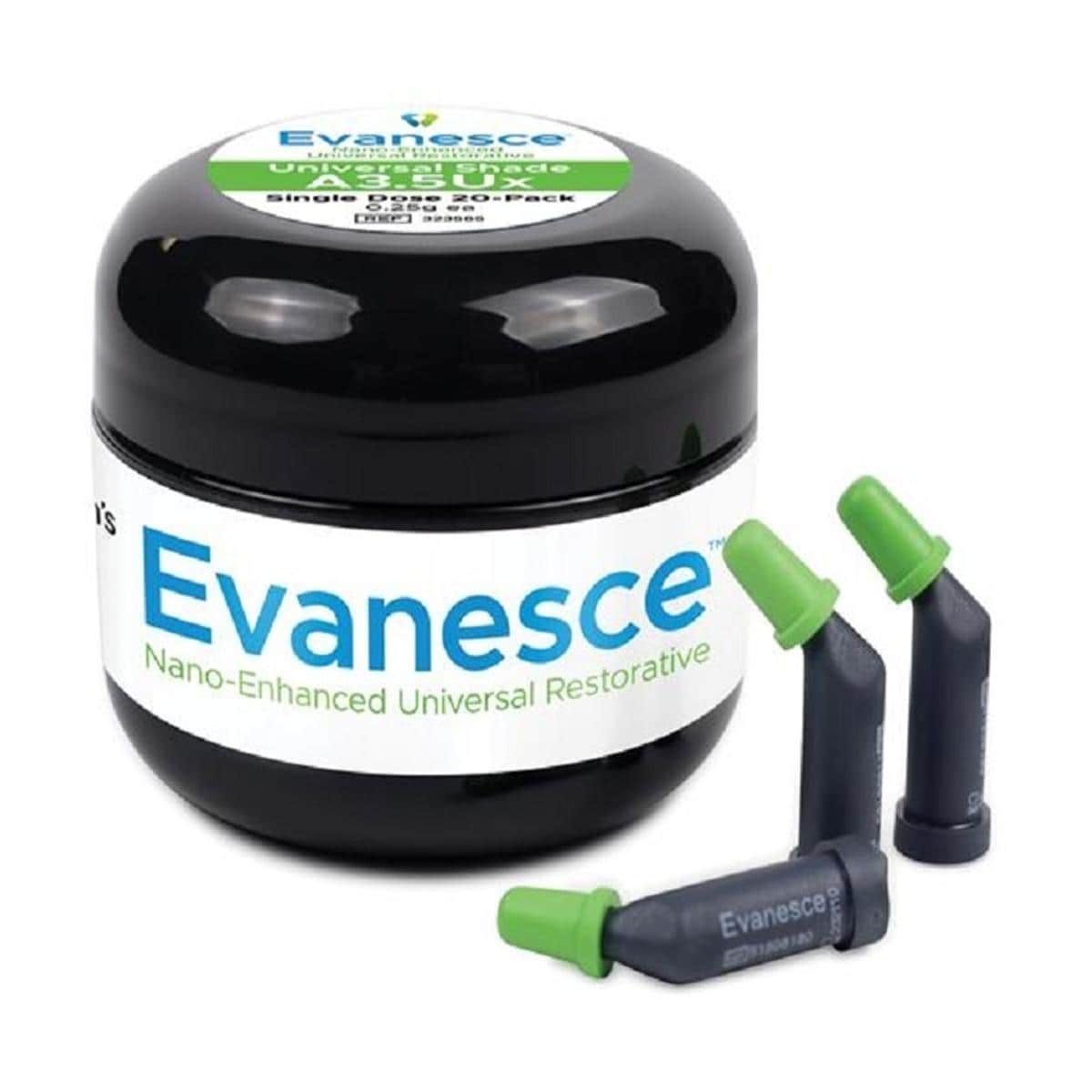 Evanesce Universal UX Shade (Low Viscosity) - Single Dose Tips - A3, 20x 0,25 g
