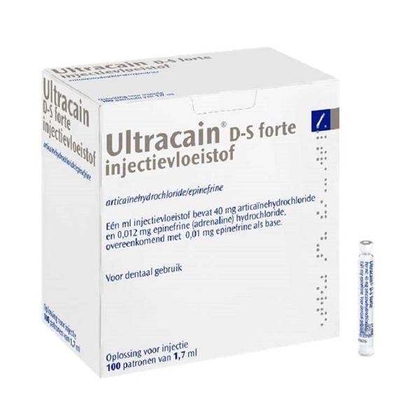 Ultracain - D-S Forte 1:100.000 adrenaline, 100x 1,7 ml