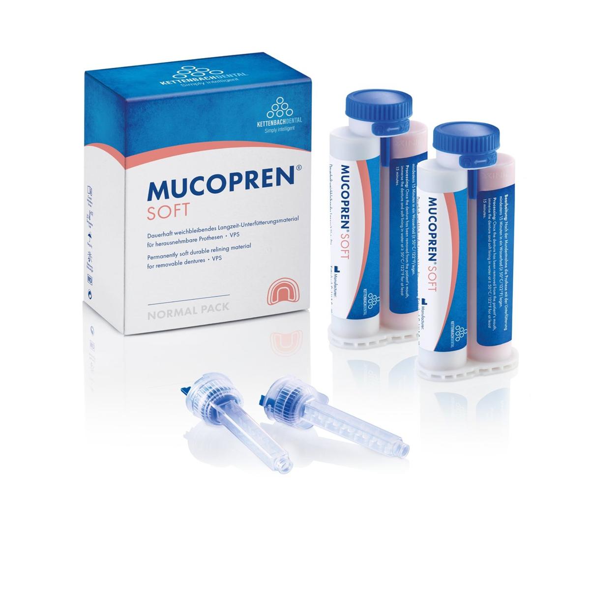 Mucopren Soft Normal Pack - Verpakking, 2x 50 ml en 6 mengtips