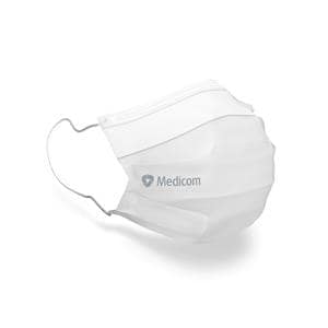 Mondmasker SafeMask Earloop Type IIR - Wit, 50 stuks