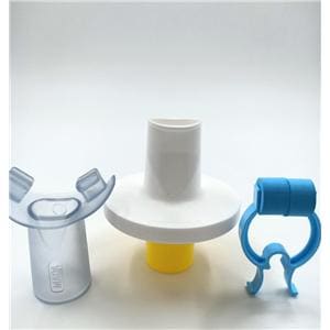Bacteriefilter 83 geel - filters + neusklem + bite on, per 80 stuks