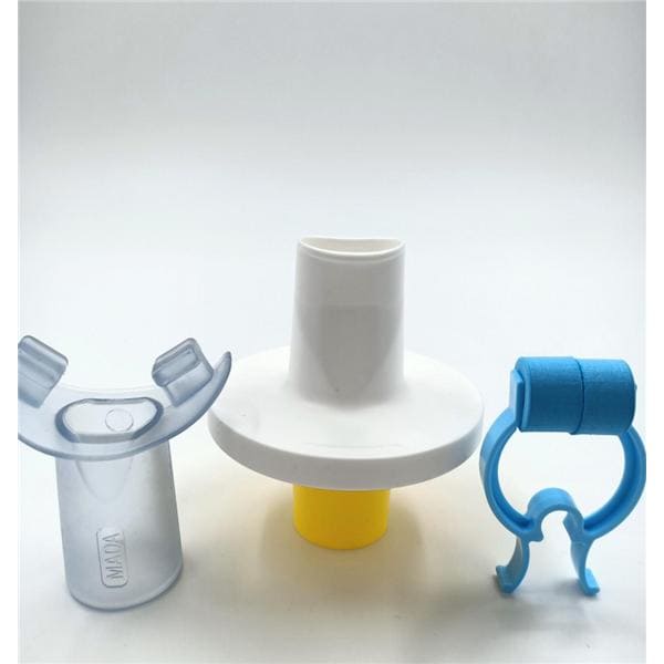 Bacteriefilter 83 geel - filters + neusklem + bite on, per 80 stuks