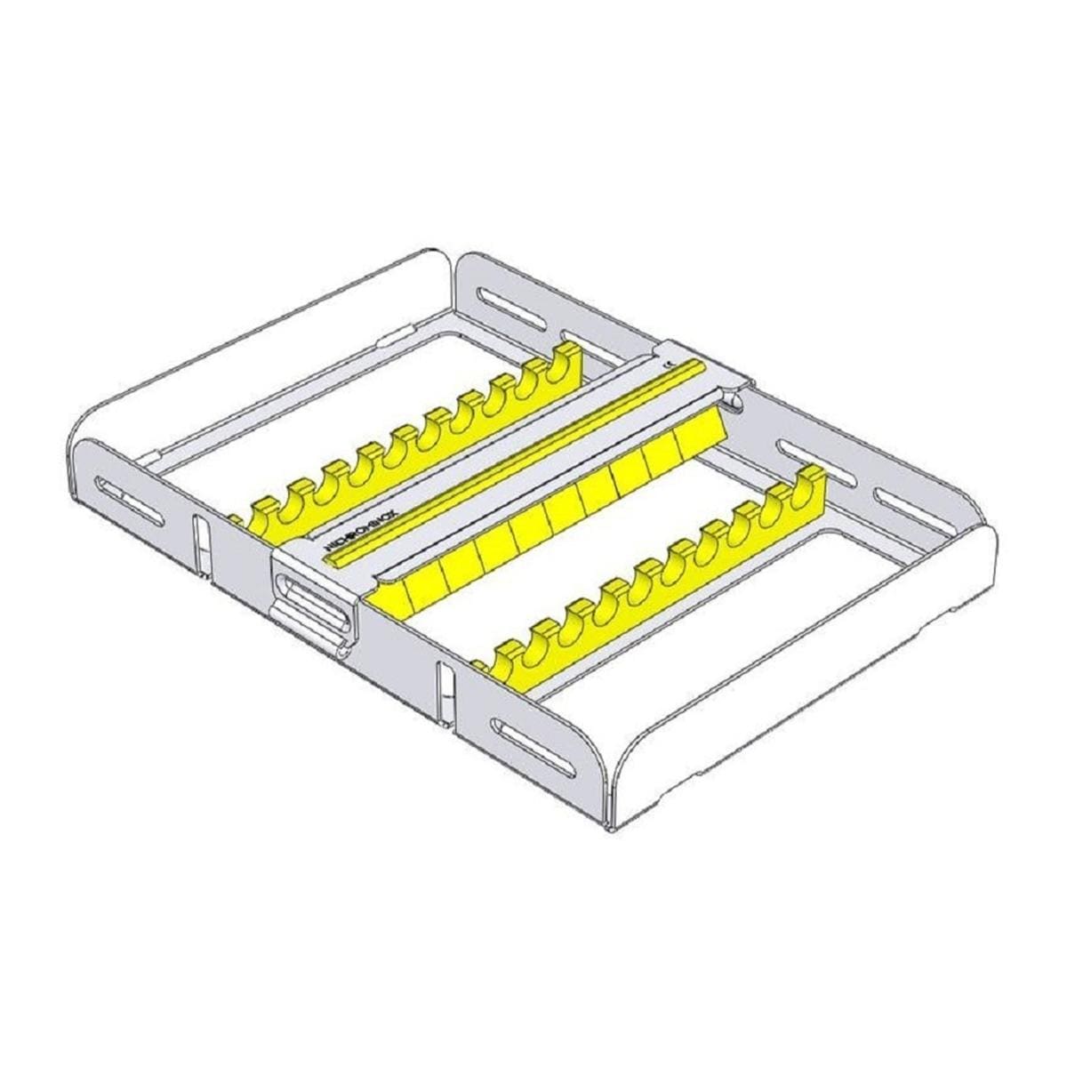 Flexi-Clip voor 10 instrumenten - REF. 182810-5, geel