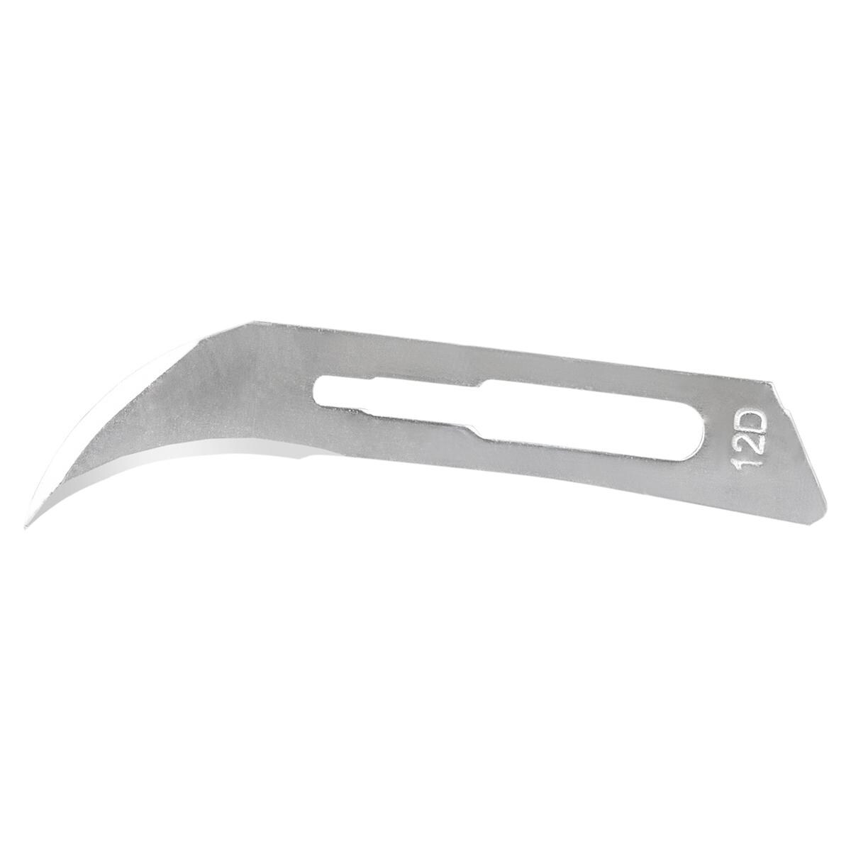 Scalpelmesjes, Carbon Steel - #12D, 100 stuks