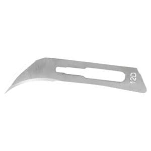 Scalpelmesjes, Carbon Steel - #12D, 100 stuks