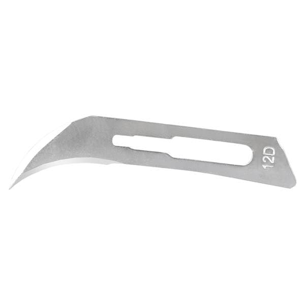 Scalpelmesjes, Carbon Steel - #12D, 100 stuks
