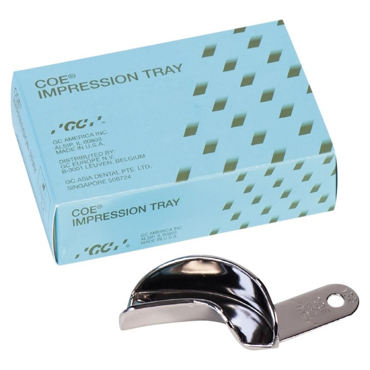 Coe Impression Tray ongeperforeerd quadrant - 130 linksboven/rechtsonder