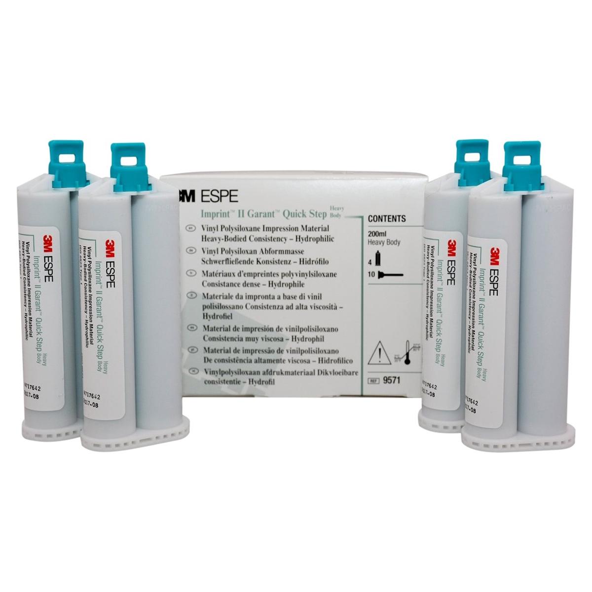 Imprint II Garant Quick Step Tray Material - Heavy body, 4 x 50 ml