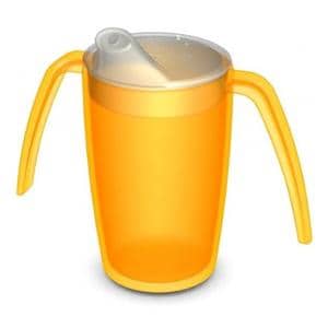 Ornamin Ergoplus beker - drinkbeker geel, per stuk