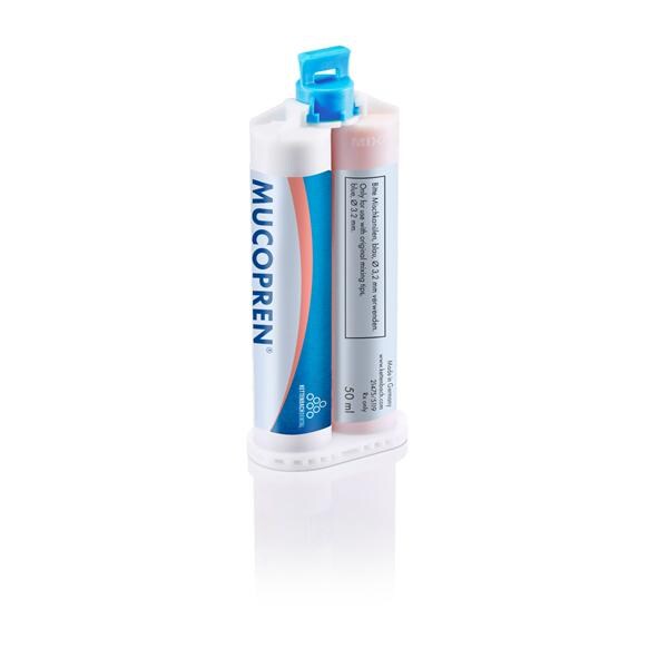 Mucopren Soft Silicone Seal - Verpakking, 50 ml en 10 mengtips