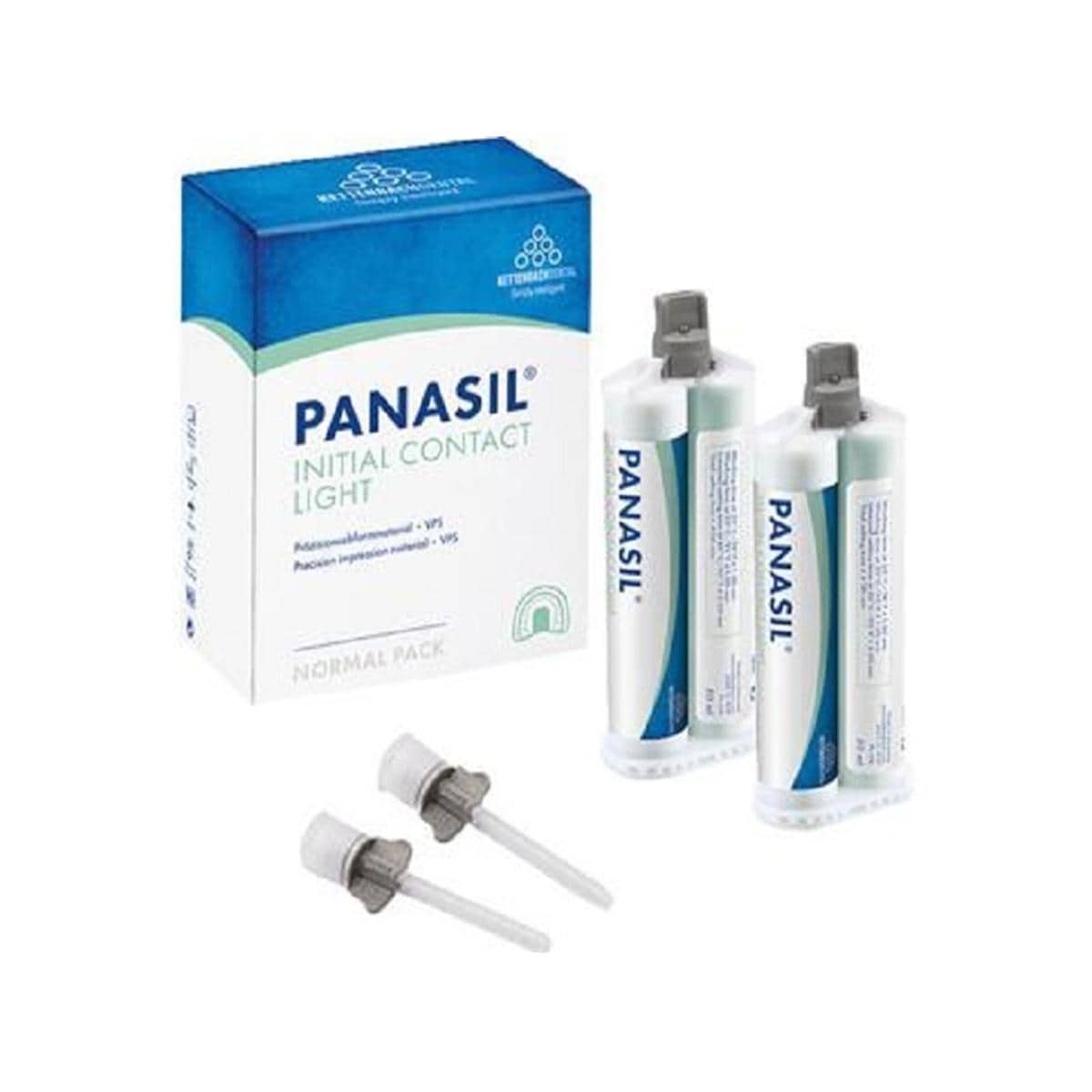 Panasil initial contact - Light, 2x 50 ml en 8 mengtips 4,2 mm